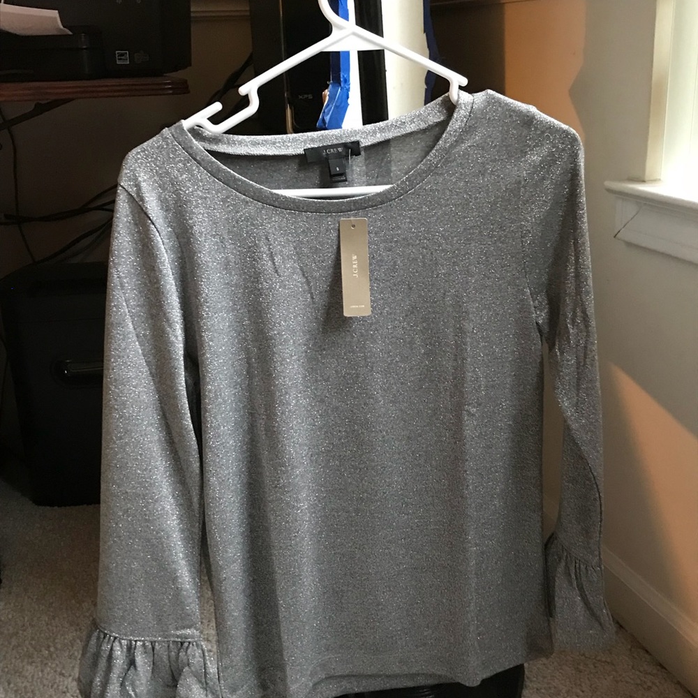 Sparkle bell sleeve Top